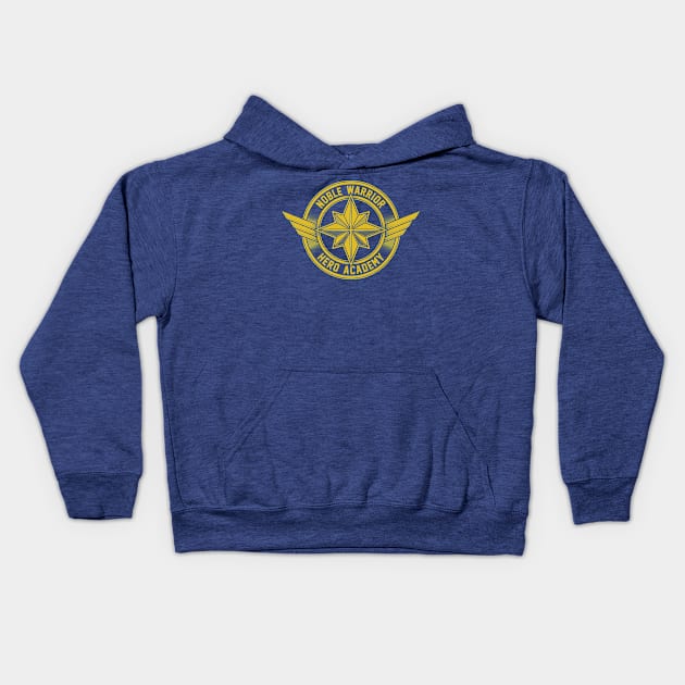 Noble Warrior Hero Academy Kids Hoodie by DCLawrenceUK